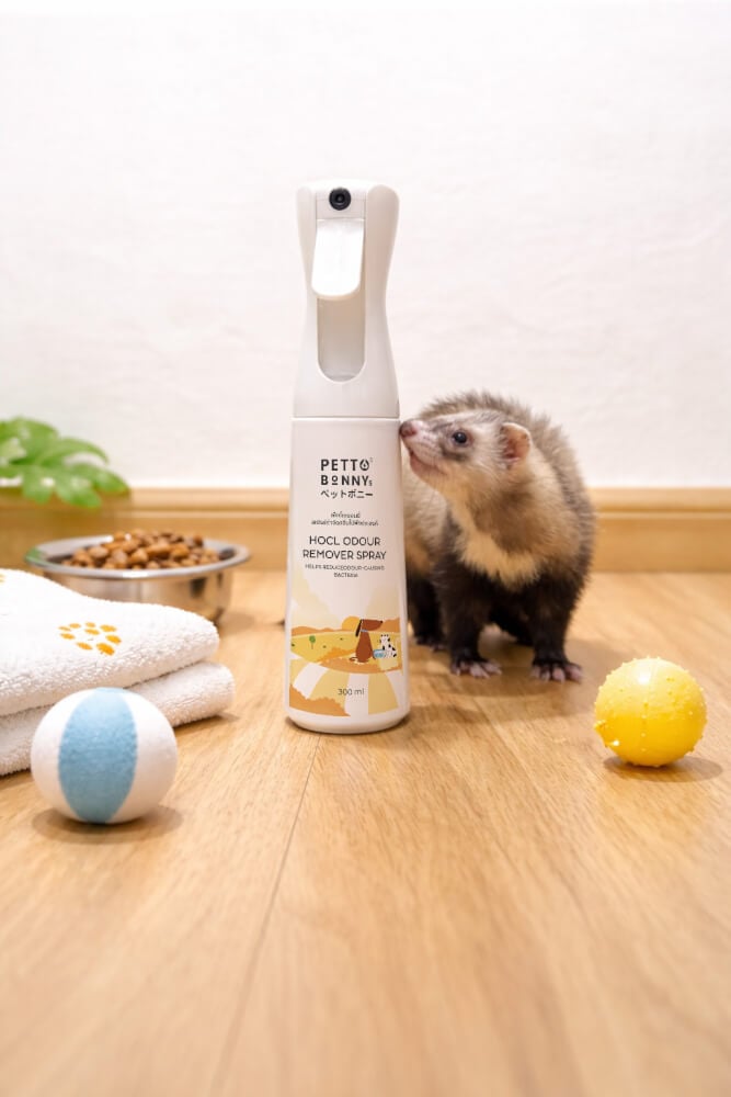 สเปรย์กำจัดกลิ่นไม่พึงประสงค์ PETTO BONNYS HOCI 300 มล. (6 ขวด)